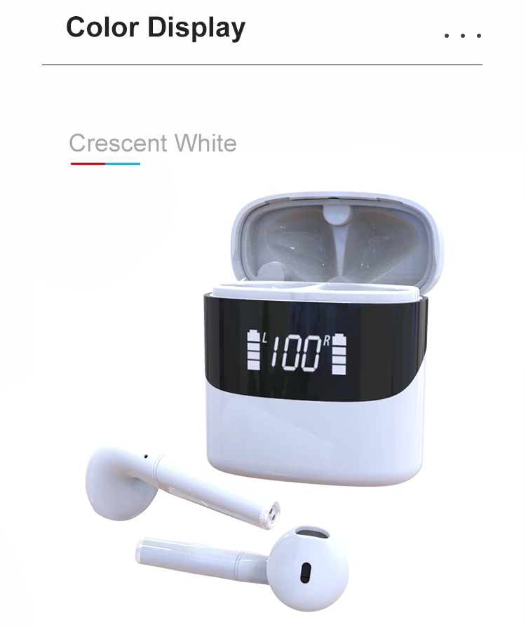 2022 P-23 Wireless Headphones TWS Bluetooth 5.0 Earbuds with ENC Noise Cancelling Mic IPX7 Waterproof for Running Sports
2022 P-23 Wireless Headphones TWS Bluetooth 5.0 Earbuds with ENC Noise Cancelling Mic IPX7 Waterproof for Running Sports