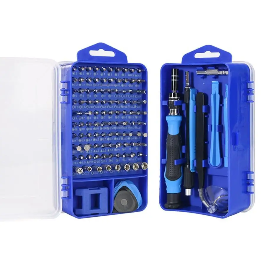 115 in 1 Screwdriver Set Multi-function Precision Magnetic Torx Hex Screwdriver Bits For Computer PC Mobile Phone Repair Tools
115 in 1 Screwdriver Set Multi-function Precision Magnetic Torx Hex Screwdriver Bits For Computer PC Mobile Phone Repair Tools