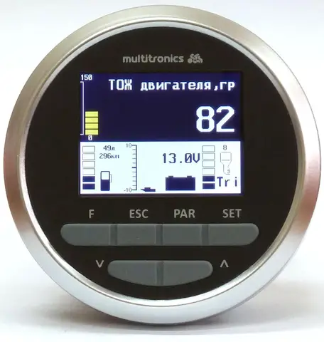 Бортовой компьютер Multitronics CL-630 черный для лодочных моторов диагностика лодочных моторов, электроника для лодок катеров