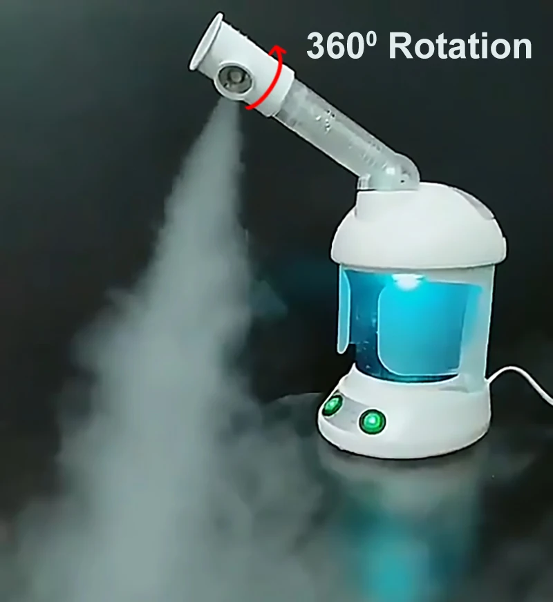 

Vaporizer Facial Steamer Professional Ozone Hot Nano Mist Sprayer Sauna Mister Humidifier Skin Clean Steam Spa Nebulizer
