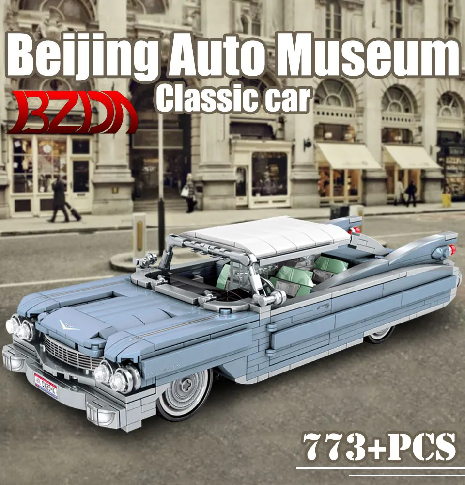 BZDA Creator Technical Retro Car Building Blocks Moc Bricks Classic Cars Toys Car model Christmas Gifts For Kids Toys Boys BZDA Creator Technical Retro Car Building Blocks Moc Bricks Classic Cars Toys Car model Christmas Gifts For Kids Toys Boys