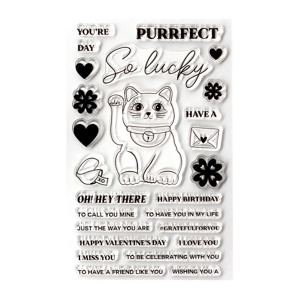 CRZCrafter Clear Stamps Seal Transparent Silicone Lucky Me DIY Crafts Reusable For Scrapbooking Cardmaking Journal Decorations
CRZCrafter Clear Stamps Seal Transparent Silicone Lucky Me DIY Crafts Reusable For Scrapbooking Cardmaking Journal Decorations