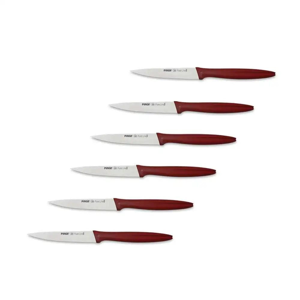 Pirge, Pure Line Fruit Knife Set 6 Pieces-Professional Household Knives, Kitchen Knives and Chef Knives - 35102
Pirge, Pure Line Fruit Knife Set 6 Pieces-Professional Household Knives, Kitchen Knives and Chef Knives - 35102