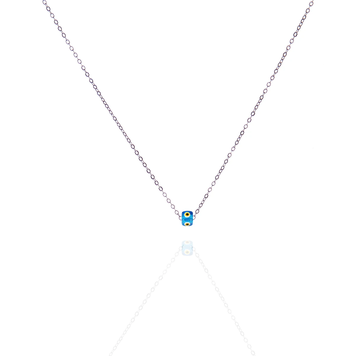 %100 925 Sterling Silver Tiny Sports Elegant Light Blue Evil Eye Bead 925 Silver Necklace
%100 925 Sterling Silver Tiny Sports Elegant Light Blue Evil Eye Bead 925 Silver Necklace
