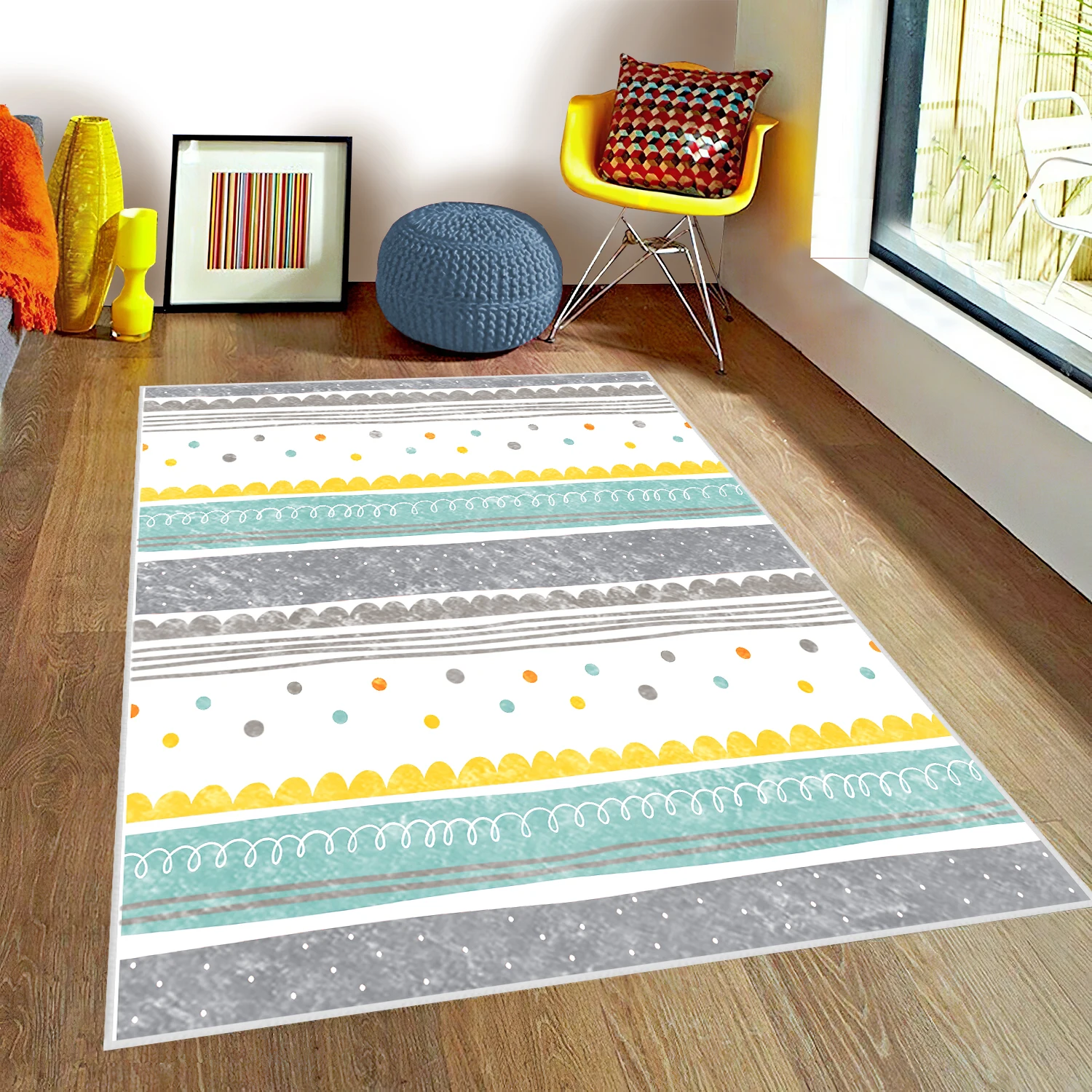 Bicycle Flower Nostalgia Birds pattern Kids Room Rug Play Mats Rug Crawling Mat
Bicycle Flower Nostalgia Birds pattern Kids Room Rug Play Mats Rug Crawling Mat