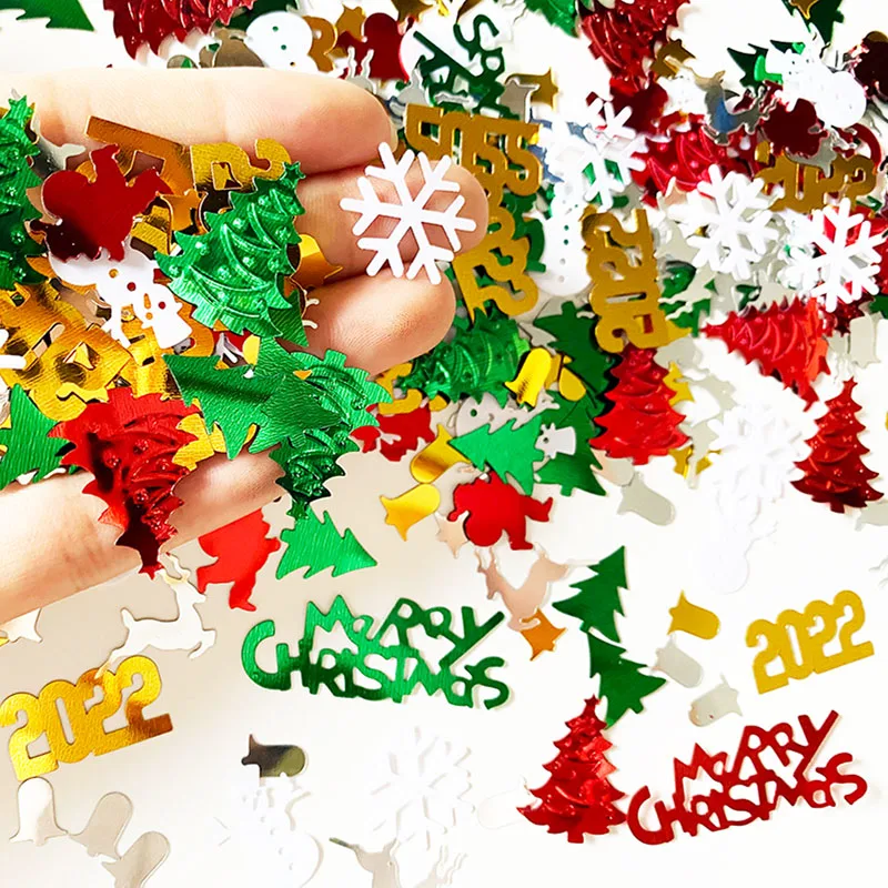 Merry Christmas Decoration 15g Christmas Table Confetti Mixed Snowfake Santa Reindeer For Xmas Holiday New Year Table Decor
Merry Christmas Decoration 15g Christmas Table Confetti Mixed Snowfake Santa Reindeer For Xmas Holiday New Year Table Decor