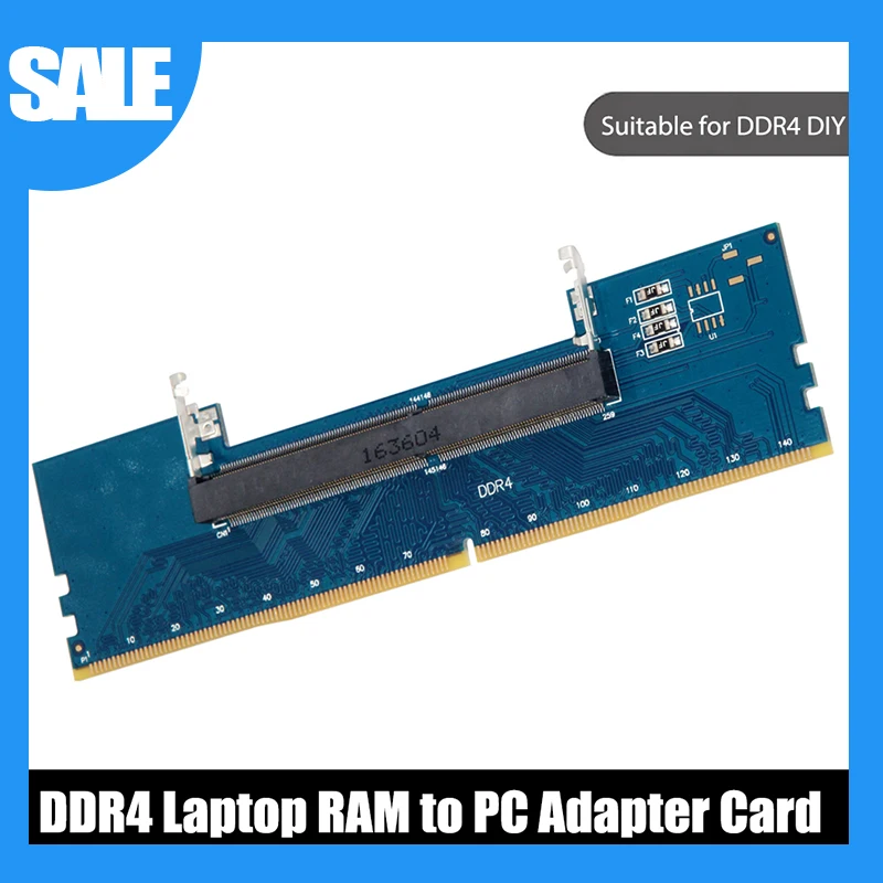 Laptop DDR4 RAM to Desktop Adapter Card Memory Tester SO DIMM to DDR4 Converter Desktop Memory Card Connect Repair PC Office
Laptop DDR4 RAM to Desktop Adapter Card Memory Tester SO DIMM to DDR4 Converter Desktop Memory Card Connect Repair PC Office