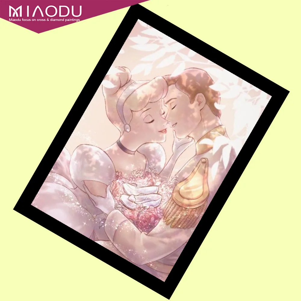 DIY 5D Diamond Painting Disney Cartoon Princess Cinderella and Prince Kissed Cross Stitch Embroidery Full Dill Mosaic Home Decor
DIY 5D Diamond Painting Disney Cartoon Princess Cinderella and Prince Kissed Cross Stitch Embroidery Full Dill Mosaic Home Decor