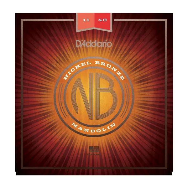 NBM1140 Nickel Bronze струны для мандолины Medium 11-40 DAddario | Спорт и развлечения