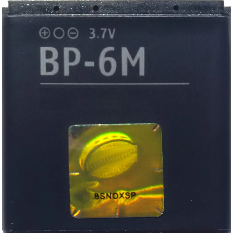 Аккумуляторная батарея BP 6M для Nokia 3250 6133 6151 6233 6234 6280 6288 9300 9300i N73 N77 N93 Nst 1 2 ( BP6M BP6