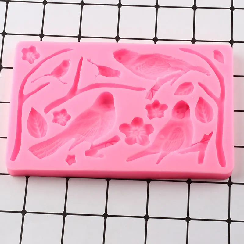 Branches Border Silicone Mold Bird Flowers Cupcake Topper Chocolate Gumpaste Molds Candy Resin Clay Mouls Cake Decorating Tools
Branches Border Silicone Mold Bird Flowers Cupcake Topper Chocolate Gumpaste Molds Candy Resin Clay Mouls Cake Decorating Tools