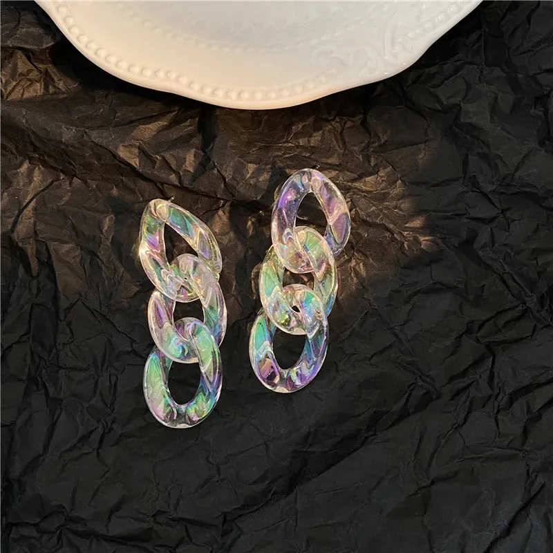 Transparent Chain Earrings For Women Geometric Dangle Trend Unusual Hanging Earrings Pendant Fashion Boho Jewelry
Transparent Chain Earrings For Women Geometric Dangle Trend Unusual Hanging Earrings Pendant Fashion Boho Jewelry