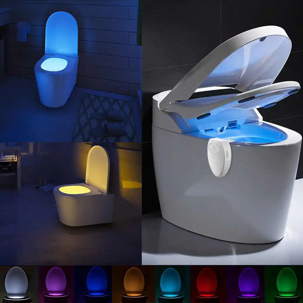 Подсветка LIGHT BOWL для унитаза/туалета LED с датчиком движения и освещенности 8
