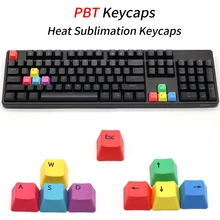 9pcs/set Mechanical keyboard PBT Keycaps Height OEM Profile PSP Nintendo Direction Arrows Supplementary Key Keycaps for Keyboard