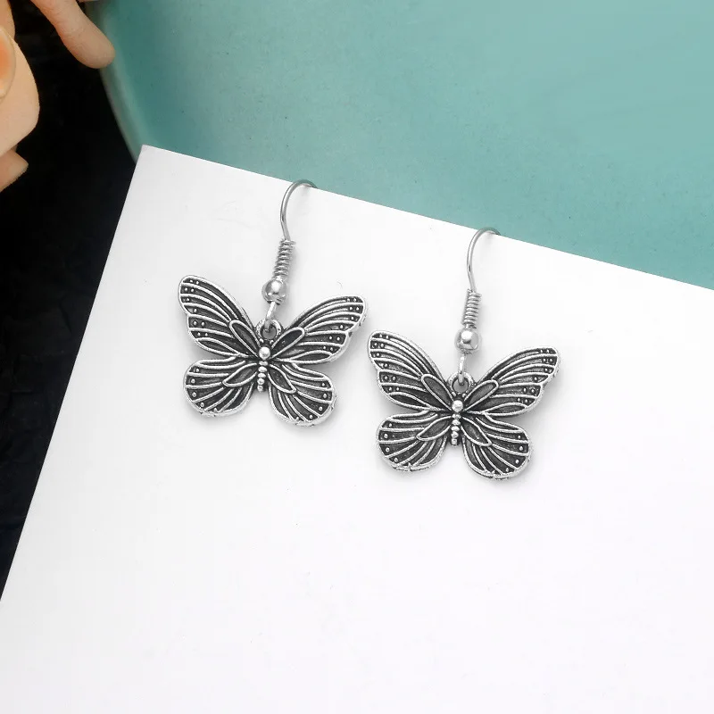 Fashion Vintage Butterfly Dangle Earrings For Women Punk Cool Metal Butterfly Wings Drop Earring Girls Party Jewelry Gifts
Fashion Vintage Butterfly Dangle Earrings For Women Punk Cool Metal Butterfly Wings Drop Earring Girls Party Jewelry Gifts