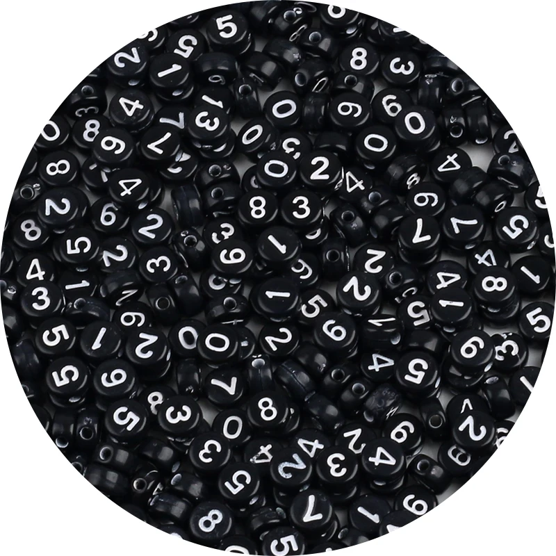 Round Flat Alphabet Black Digital Acrylic Beads Loose Spacer Beads For Jewelry Making Handmade DIY Bracelet Necklace
Round Flat Alphabet Black Digital Acrylic Beads Loose Spacer Beads For Jewelry Making Handmade DIY Bracelet Necklace