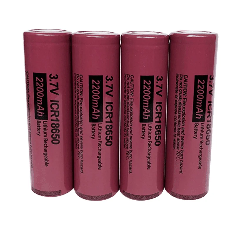 

4pcs/lot PKCELL ICR 18650 Lithium battery 2200mAh 3.7V li-ion Rechargeable Batteries for LED Flashlight Torch Laser Pen