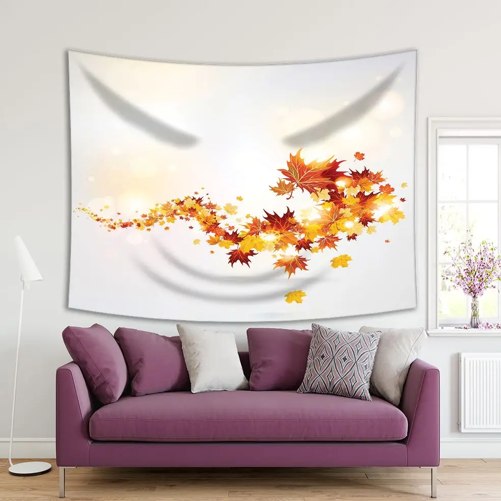 Tapestry Leaves Swirl Bright Colors Artistic Design Decorating Nature Theme Red Yellow Orange
Tapestry Leaves Swirl Bright Colors Artistic Design Decorating Nature Theme Red Yellow Orange