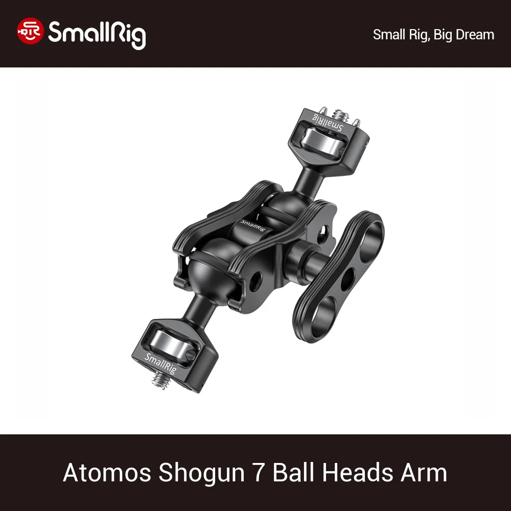 SmallRig articulation Magic Arm удлинитель с двумя шариковыми головками для Atomos Shogun 7