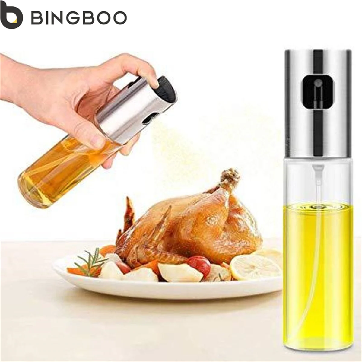 Stainless Steel Olive Oil Sprayer Bottle Pump Oil Pot Leakproof Grill BBQ Sprayer Dispenser Cookware Tools BBQ Kitchen
Stainless Steel Olive Oil Sprayer Bottle Pump Oil Pot Leakproof Grill BBQ Sprayer Dispenser Cookware Tools BBQ Kitchen
