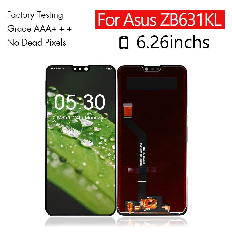 ЖК экран для Asus Zenfone Max Pro M2 ZB631KL дигитайзер сенсорного экрана в сборе ремонт жк