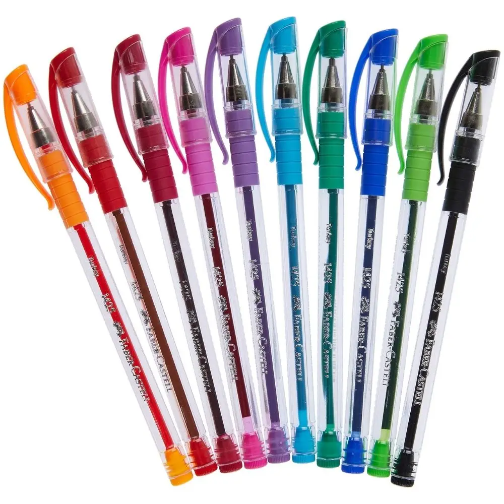 

Набор цветных ручек для рисования, 10 шт., гелевые креативные цветные карандаши, цветные разноцветные чехлы для рисования, школьные канцеляр...