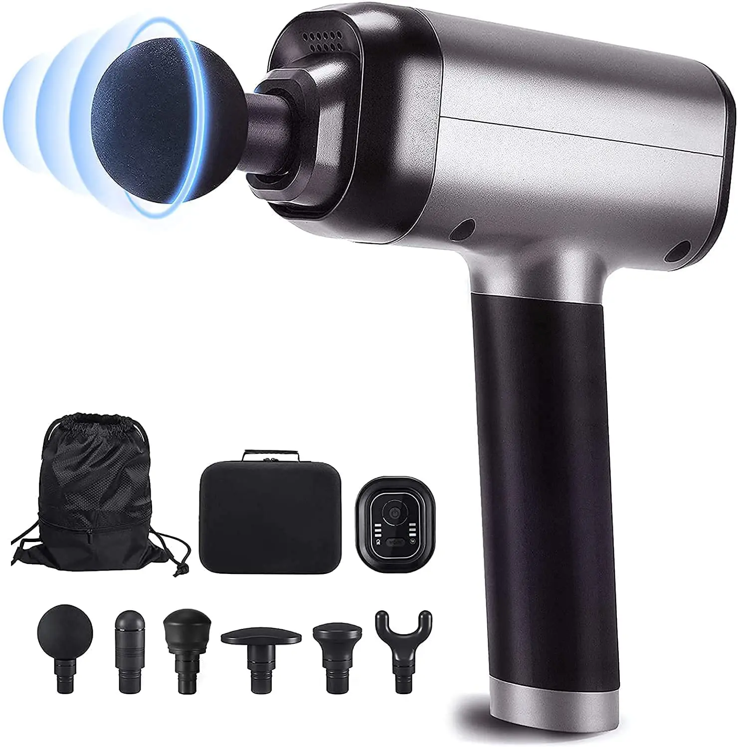Massage Gun for Athletes -Portable Back Massager Deep Tissue Muscle Percussion Massager with 3 Massage Modes,5 Speeds High-Inten
Massage Gun for Athletes -Portable Back Massager Deep Tissue Muscle Percussion Massager with 3 Massage Modes,5 Speeds High-Inten