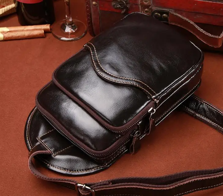 New Large-capacity Leather Men Chest Bag Casual Multi-functional Practical Durable Large Capacity Suede Male in PU Leather
New Large-capacity Leather Men Chest Bag Casual Multi-functional Practical Durable Large Capacity Suede Male in PU Leather
