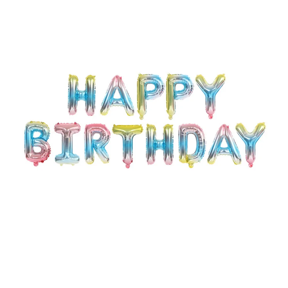 13pcs Happy Birthday Letter Balloons 16 inch Alphabet balloon Birthday Party Decorations Kids Baby Shower Balls
13pcs Happy Birthday Letter Balloons 16 inch Alphabet balloon Birthday Party Decorations Kids Baby Shower Balls