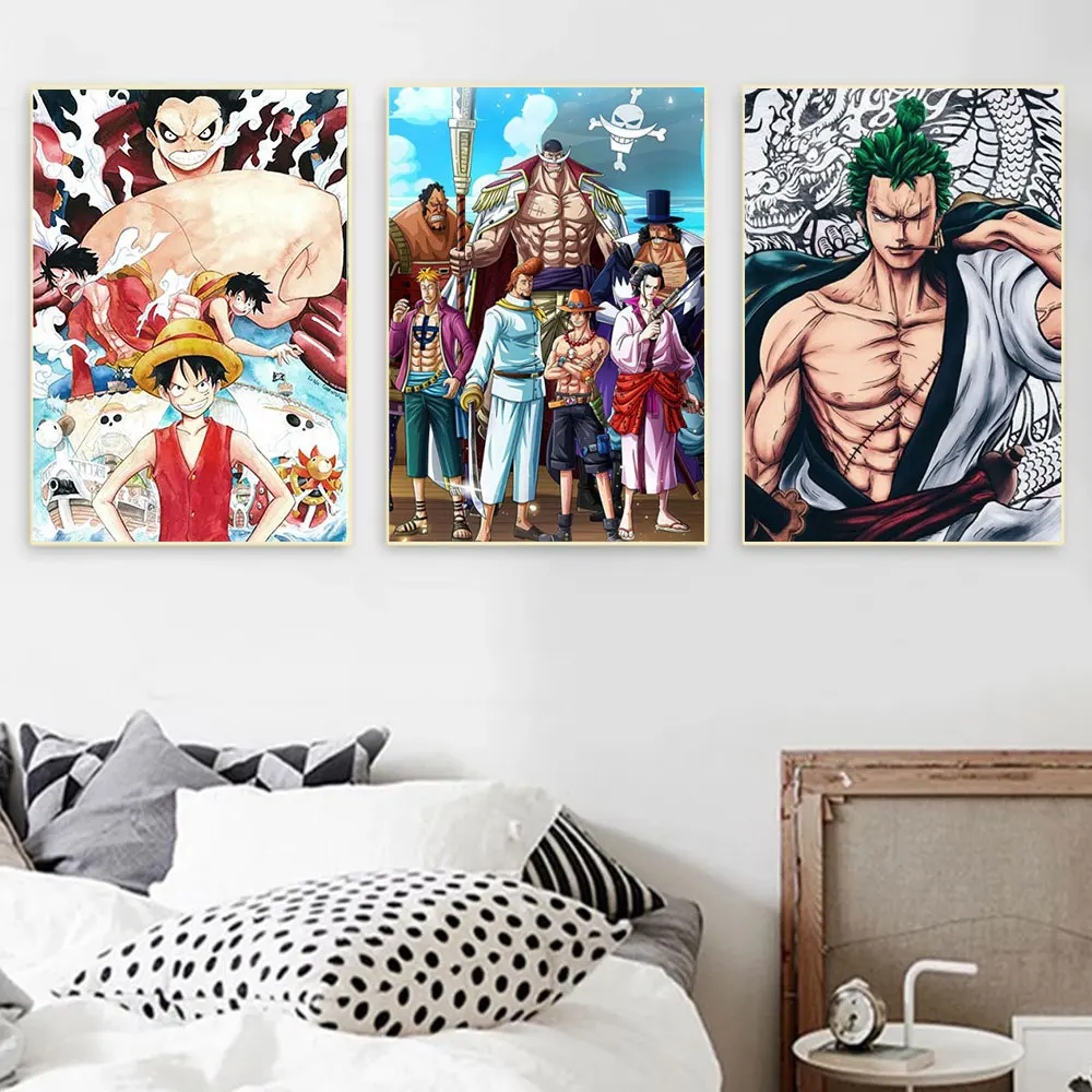 One Piece Japanese Anime Luffy Comic Poster And Print Canvas Painting Wall Art Pictures for Living Room Bedroom Home Decoration
One Piece Japanese Anime Luffy Comic Poster And Print Canvas Painting Wall Art Pictures for Living Room Bedroom Home Decoration