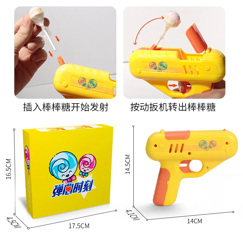 Internet celebrity express surprise candy strong toy good mood child McGee lollipop gun couple creative gift for girlfriend
Internet celebrity express surprise candy strong toy good mood child McGee lollipop gun couple creative gift for girlfriend
