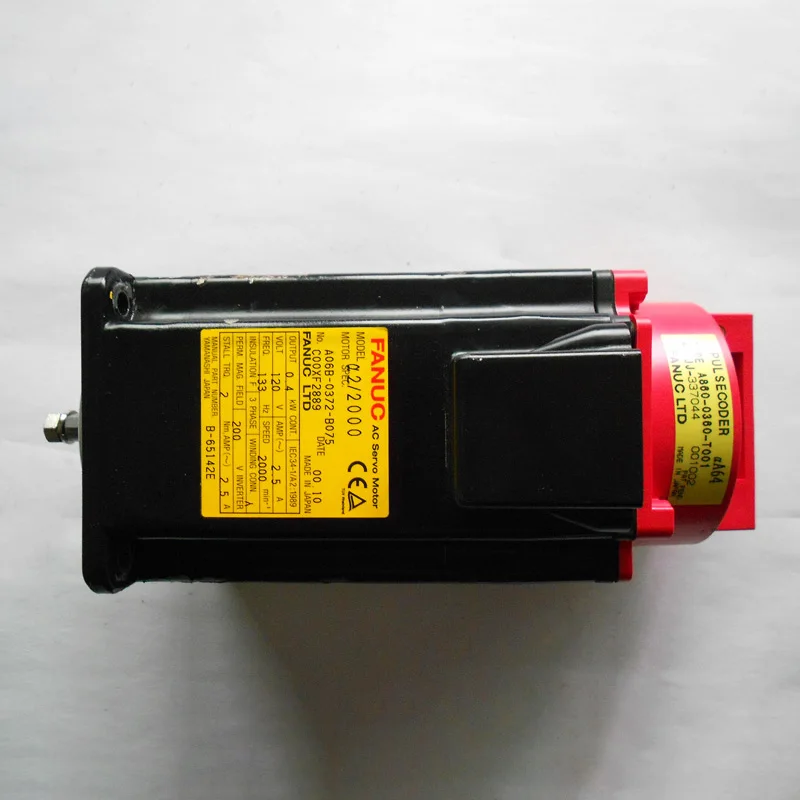 FANUC Alpha 2/2000 AC Серводвигатель A06B 0372 B075|ac servo motor|servo motor acservo ac |