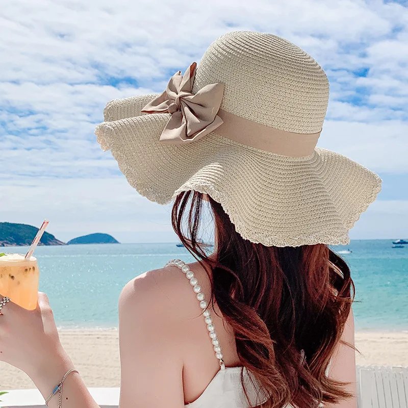 Olokele Fashion Straw Caps Big Wave Brim with Bow Hats for Women Girls Outdoor Sun Hat for Beach Trip Hiking
Olokele Fashion Straw Caps Big Wave Brim with Bow Hats for Women Girls Outdoor Sun Hat for Beach Trip Hiking