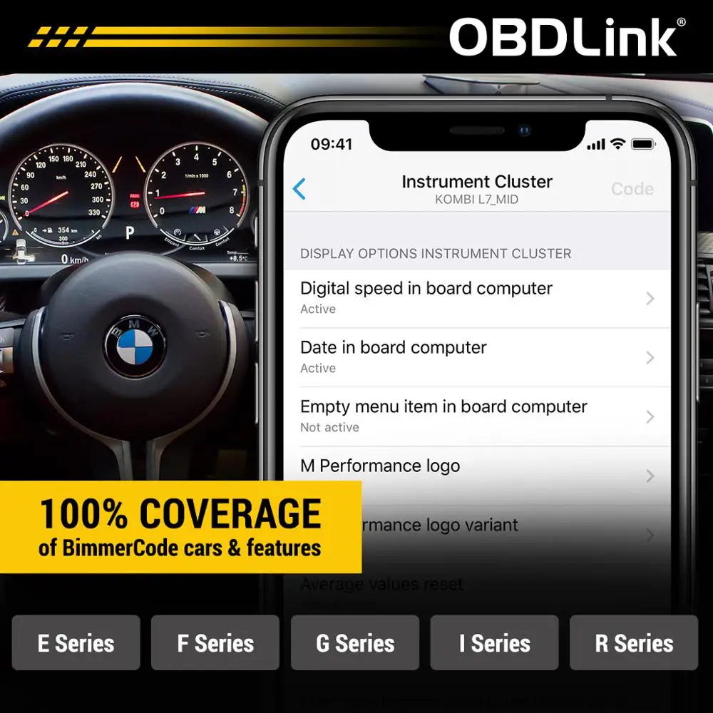 Адаптер OBDLink CX bdive Bluetooth 5 1 BLE OBD2 для BMW/Mini работает с iPhone/iOS и Android автомобильное