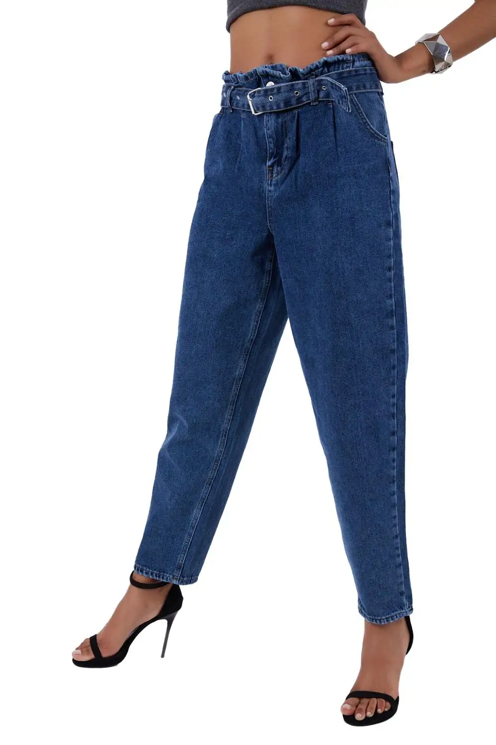 High Waist Jeans Women Harem Pants Loose Casual Plus Size High Street Denim Trousers Vintage with Belt Retro Straight Comfort
High Waist Jeans Women Harem Pants Loose Casual Plus Size High Street Denim Trousers Vintage with Belt Retro Straight Comfort