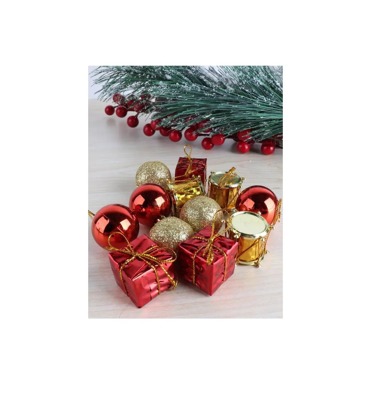 Christmas Pine Tree Ornament Mixed Package Cute Ball Trumpet Gift Package Glittery Cute Ball 12 pcs New Year Celebration Accesso
Christmas Pine Tree Ornament Mixed Package Cute Ball Trumpet Gift Package Glittery Cute Ball 12 pcs New Year Celebration Accesso