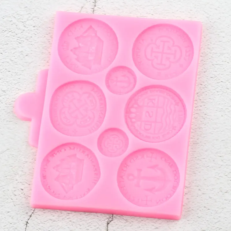 Treasure Coins Cake Border Silicone Mold Cupcake Topper Fondant Molds Cake Decorating Tools Clay Candy Chocolate Gumpaste Moulds
Treasure Coins Cake Border Silicone Mold Cupcake Topper Fondant Molds Cake Decorating Tools Clay Candy Chocolate Gumpaste Moulds