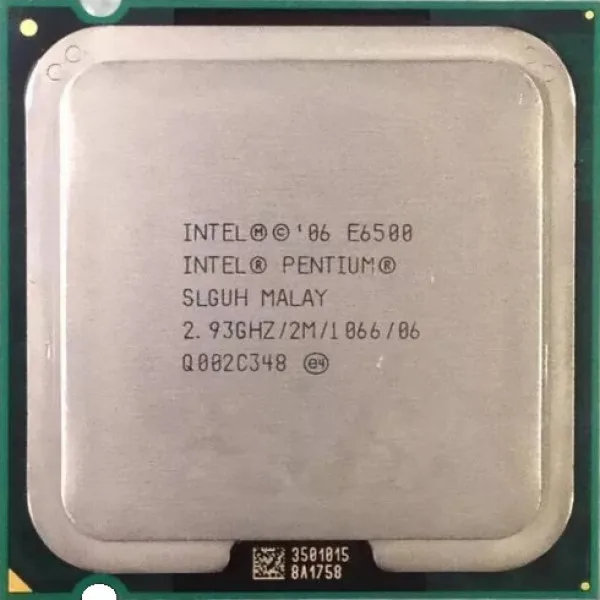 б/у процессор сокет 775 Intel Pentium Dual Core E6500 2 93/2/1066 SLGUH|Процессоры| |