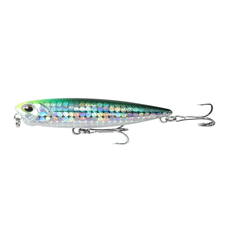 65mm 5.5g Floating Pencil Lure Topwater Stickbait Surface Popper Wobbler For Trout Bass Pike Good Quality Ice Fishing Lures
65mm 5.5g Floating Pencil Lure Topwater Stickbait Surface Popper Wobbler For Trout Bass Pike Good Quality Ice Fishing Lures