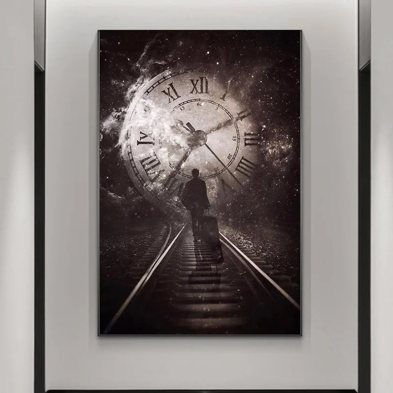 Vintage Time Loops Art Poster And Prints For Living Room Classic Motivational Clock Track Canvas Painting Wall Art Home Decor
Vintage Time Loops Art Poster And Prints For Living Room Classic Motivational Clock Track Canvas Painting Wall Art Home Decor