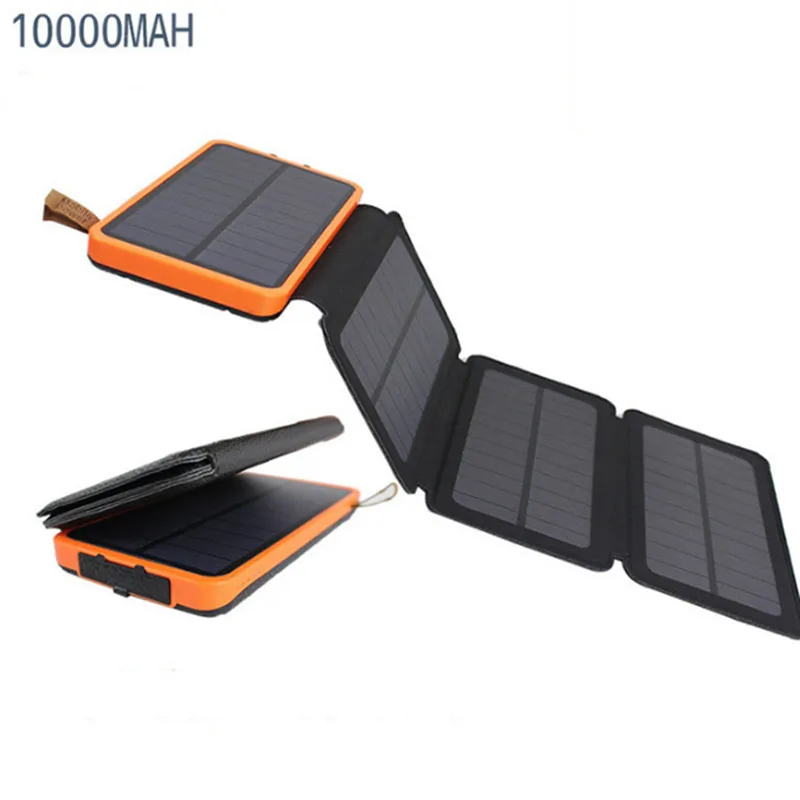 10000mah Power Bank Solar Fast Charging LED Light Portable Phone Charger External Battery Waterproof 3 Solar Panel Charge
10000mah Power Bank Solar Fast Charging LED Light Portable Phone Charger External Battery Waterproof 3 Solar Panel Charge