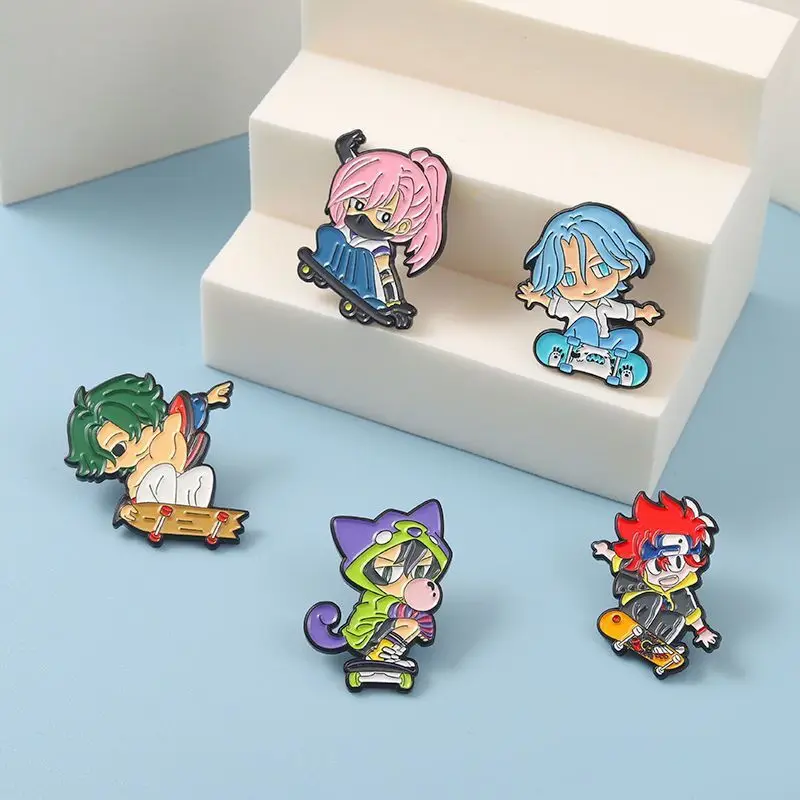 SK8 the Infinity Langa Reki Cherry Blossom Cosplay Mini Figure Brooch Cute Anime Metal Badge On Backpack Jewelry Accessories
SK8 the Infinity Langa Reki Cherry Blossom Cosplay Mini Figure Brooch Cute Anime Metal Badge On Backpack Jewelry Accessories