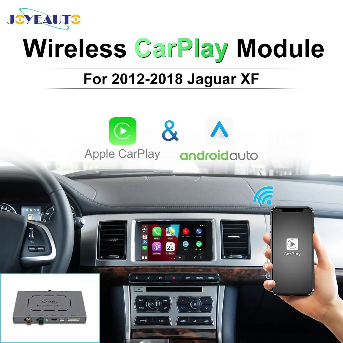 Беспроводной интерфейс JoyeAuto Apple Carplay для Jaguar XF Bosch 2012-2018 автомобильный модуль Android
