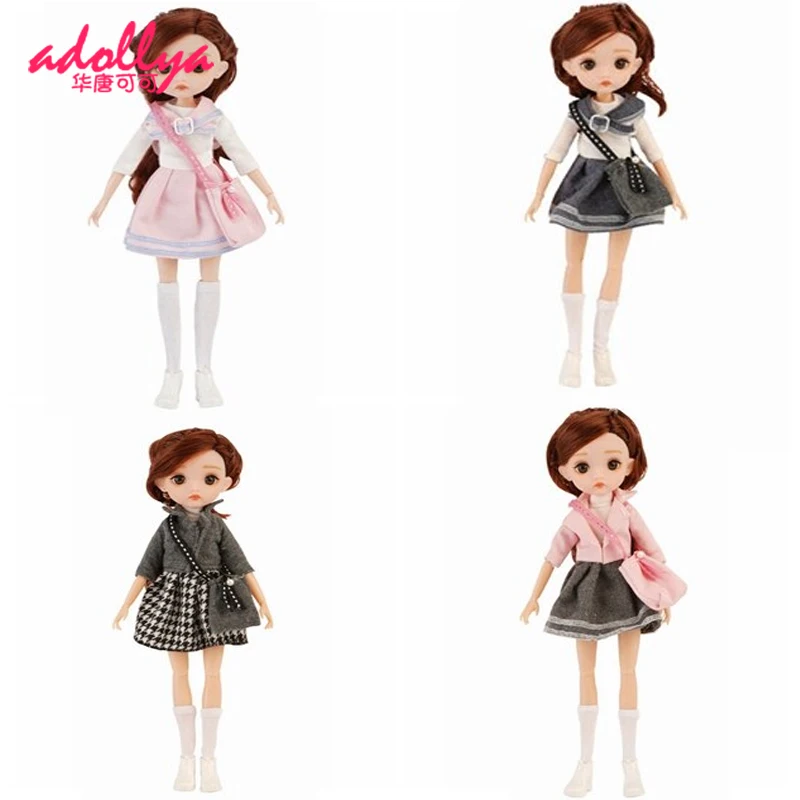 Adollya Dolls For Girls Gifts Rotatable Joints 1/6 BJD Doll Full Set With Short Skirt Hair Shoes 3D Eyes Fashion Toys For Girls
Adollya Dolls For Girls Gifts Rotatable Joints 1/6 BJD Doll Full Set With Short Skirt Hair Shoes 3D Eyes Fashion Toys For Girls