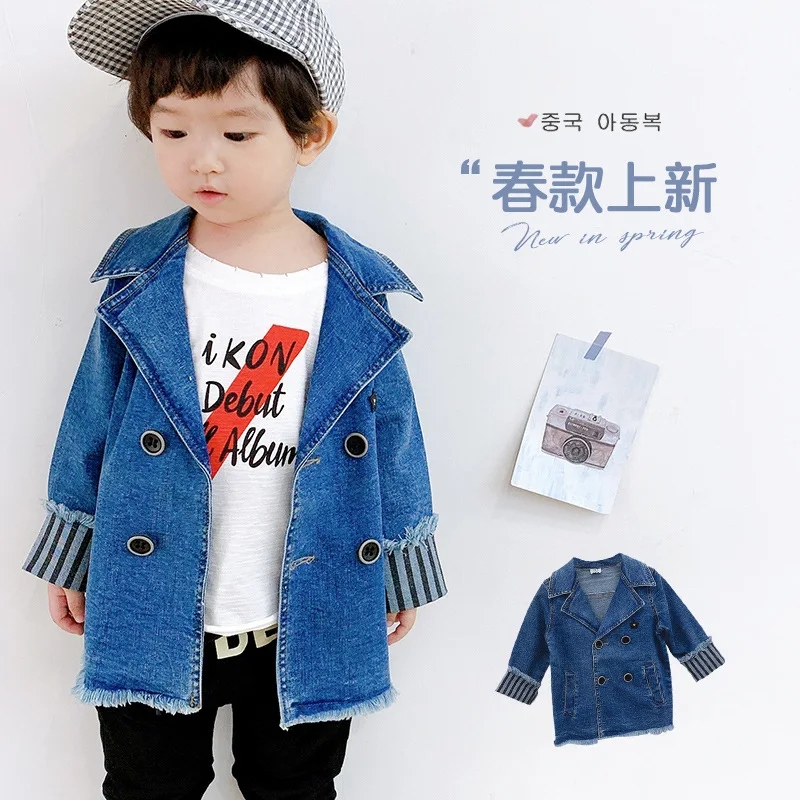 Blue Jean Spring Autumn Boy Coat Overcoat Top Kids Costume Teenage Gift Children Clothes High Quality Plus Size
Blue Jean Spring Autumn Boy Coat Overcoat Top Kids Costume Teenage Gift Children Clothes High Quality Plus Size