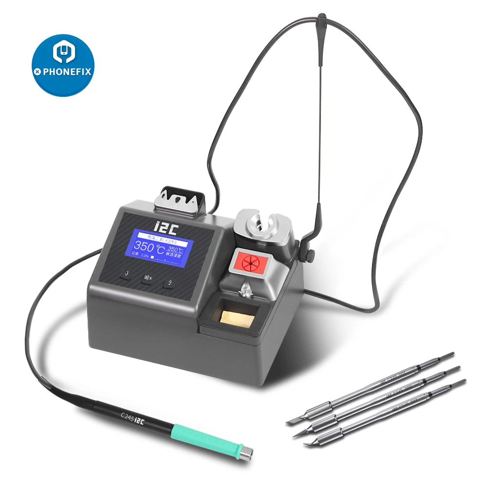 i2C 2SCNi NANO Soldering Station with C245 Handle JBC Soldering Iron Tips 1S Rapid Heating for Phone PCB Board Welding Tools
i2C 2SCNi NANO Soldering Station with C245 Handle JBC Soldering Iron Tips 1S Rapid Heating for Phone PCB Board Welding Tools