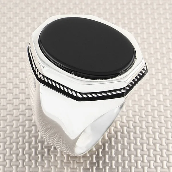 Classic Flat Design Oval Black Onyx Gemstone Men Ring 925 Sterling Silver Jewellery Handmade Ring Natural Gemstone Men Ring
Classic Flat Design Oval Black Onyx Gemstone Men Ring 925 Sterling Silver Jewellery Handmade Ring Natural Gemstone Men Ring