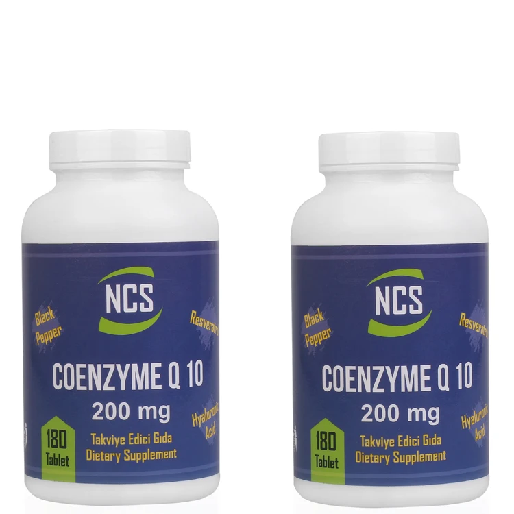Ncs Coenzyme Q-10 200 Mg 180 Tablets X 2 BOX Heart Cardiovascular Health Anti Aging 360 Tablet | Дом и сад