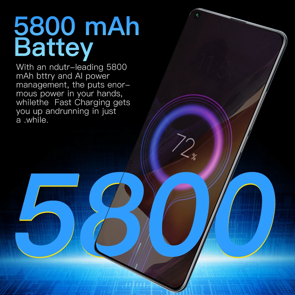 Newest Mate40 Pro 7 Inch HD Full Display Android Smartphones 12GB+512GB 10-Core 5G LET Cellphones MTK6889 Dual SIM Mobile Phone
Newest Mate40 Pro 7 Inch HD Full Display Android Smartphones 12GB+512GB 10-Core 5G LET Cellphones MTK6889 Dual SIM Mobile Phone