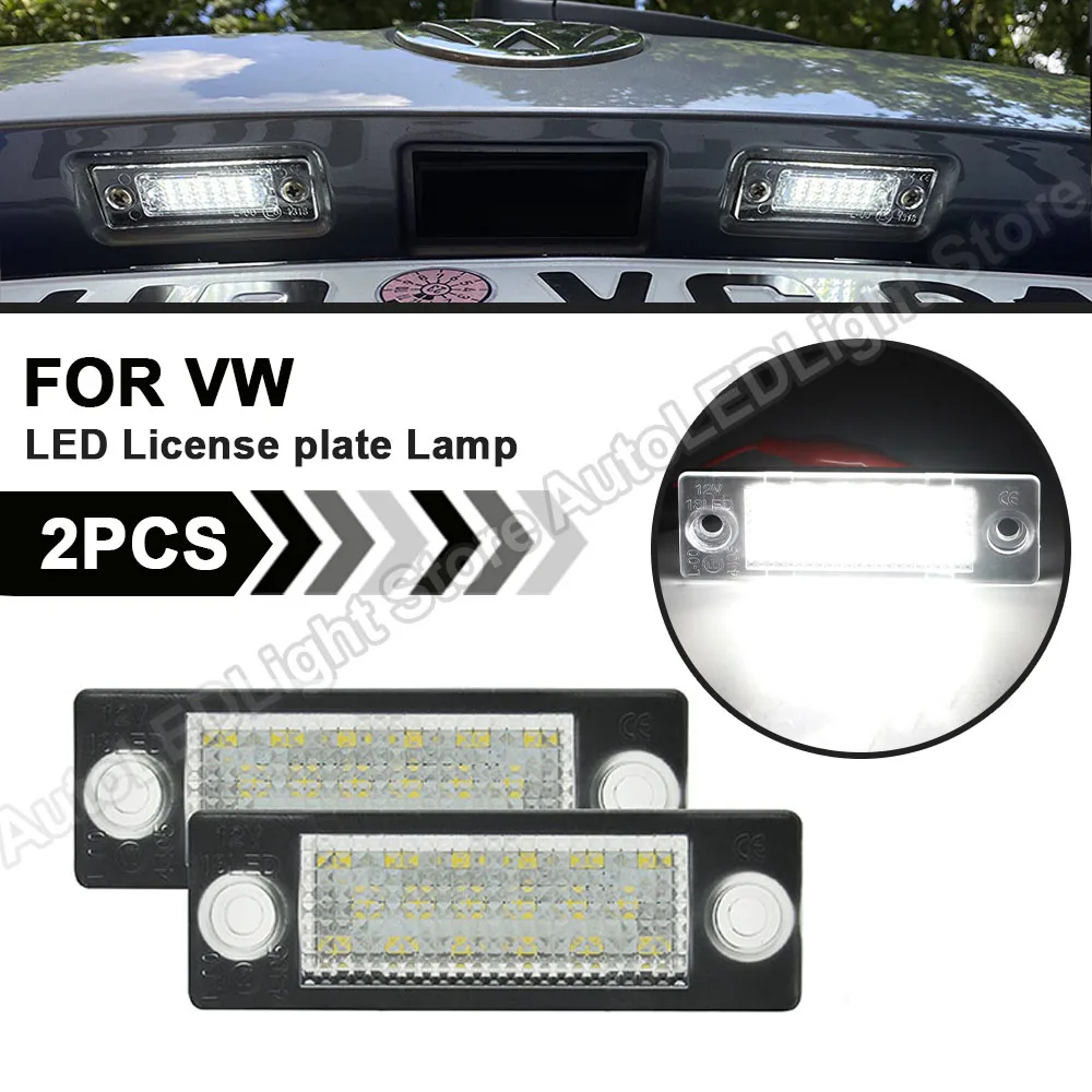 For VW Golf Mk5 Jetta III Passat B5 B6 Touran Transporter T5 Caddy III For Skoda Superb 2PCS LED License Number Plate Light Lamp
For VW Golf Mk5 Jetta III Passat B5 B6 Touran Transporter T5 Caddy III For Skoda Superb 2PCS LED License Number Plate Light Lamp